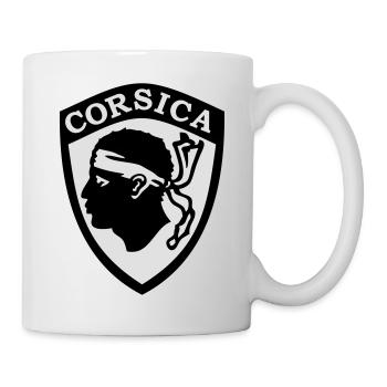 Korsika Blason - Tasse - Weiß - Rechts