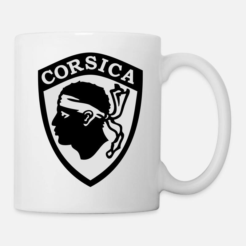 Corsica Blason - Mug blanc - blanc