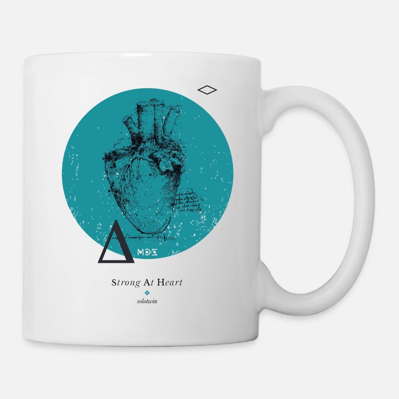 Strong At Heart ♡ - Mug - white