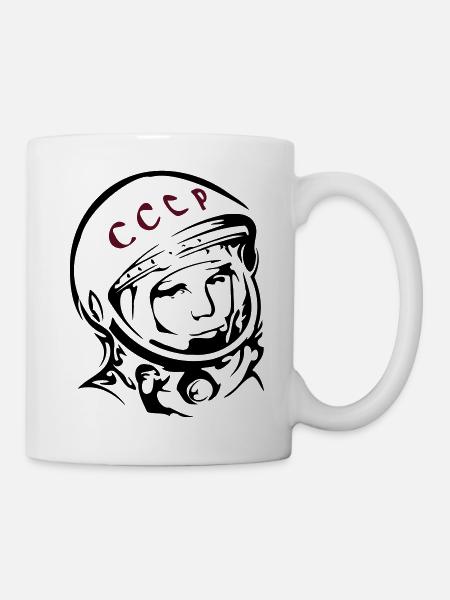 Juri Gagarin - Tasse - Weiß