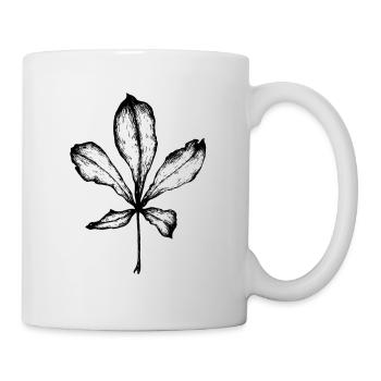 chestnut leaf - Mug - white - Right