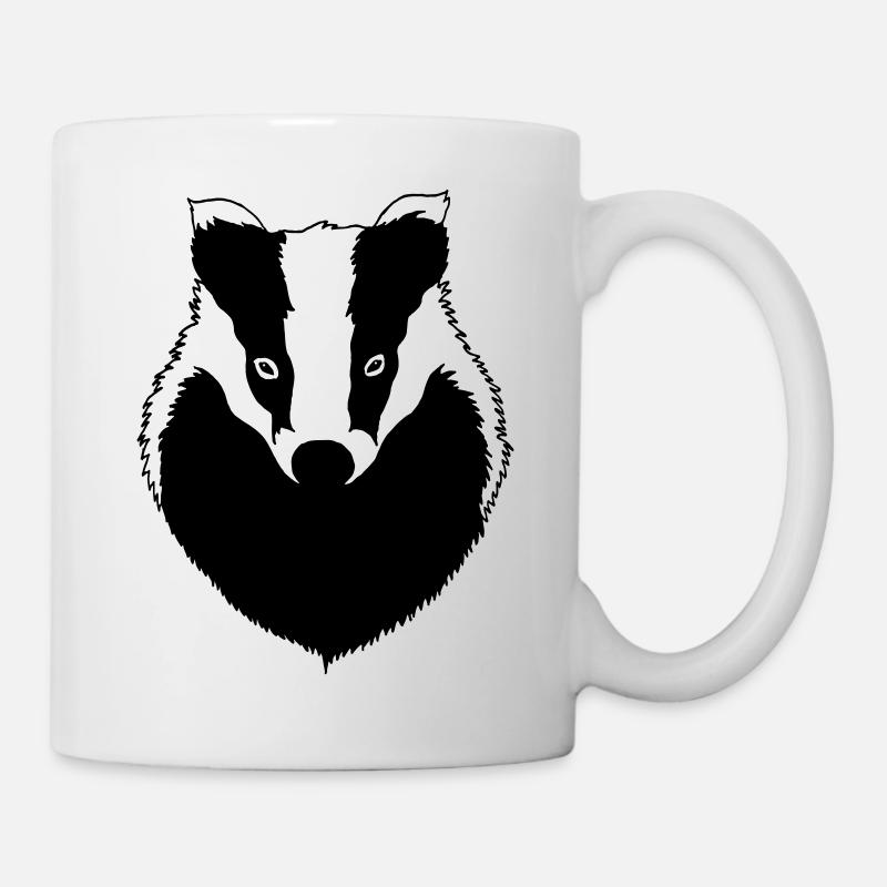 Blaireau - Mug blanc - blanc