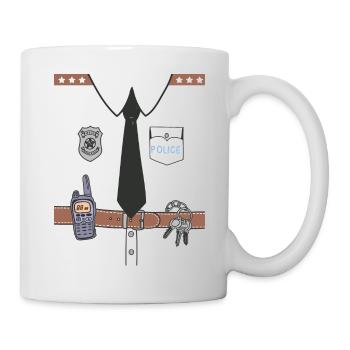 Funny Cute Uniform - Tasse - Weiß - Rechts