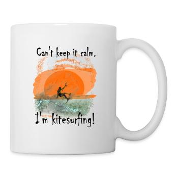 Kitesurfen - Tasse - Weiß - Rechts