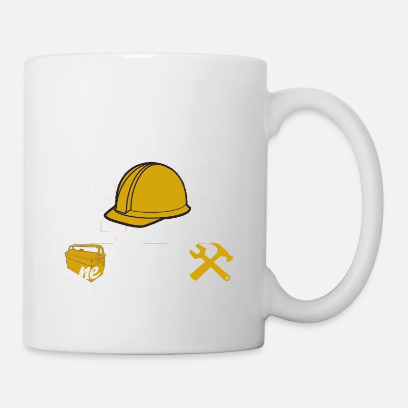 Maçon Shirt • Metier des forts • Maçon Cadeau - Mug blanc - blanc