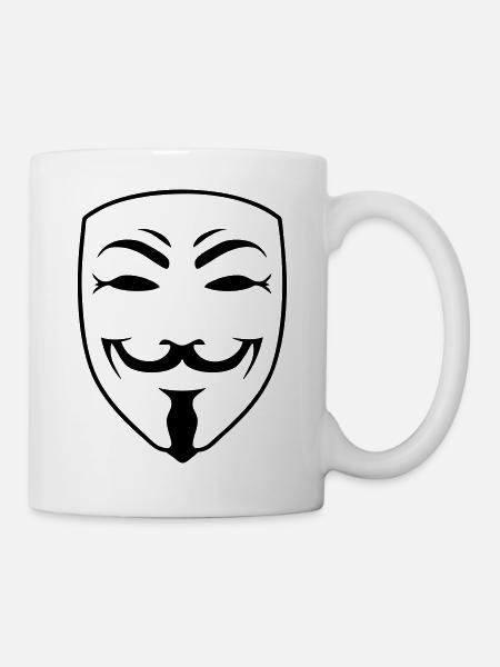 anonymous - Tasse - Weiß