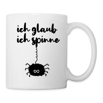 I think I'm crazy! Funny saying humor - Mug - white - Right