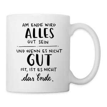 Everything will be fine - Mug - white - Right