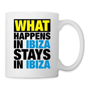 What Happens in Ibiza Stays in ibiza - Mug - white - Right