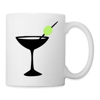 cocktail martini drink - Mug - white - Right