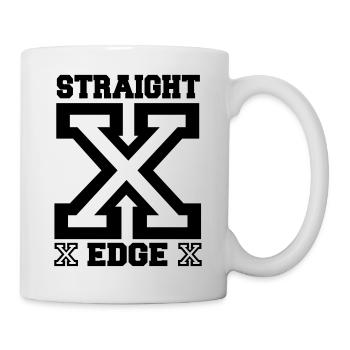 straight edge - Tasse - Weiß - Rechts