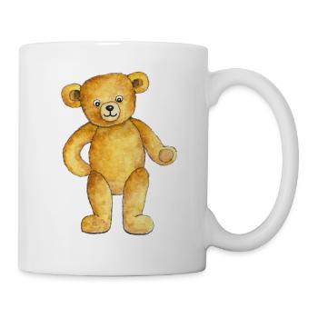 Teddybär - Tasse - Weiß - Rechts