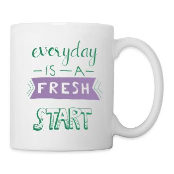 Every Day is a Fresh Start - Mug - white - Right
