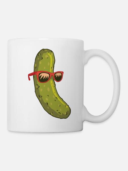 Surfer Gurke - Tasse - Weiß