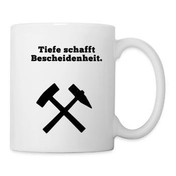 Glückauf Bergwerk Steiger Greeting Bergmann Zeche Pott - Mug - white - Right