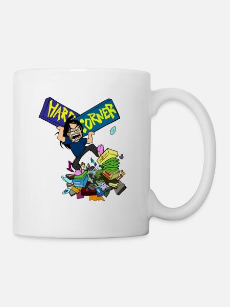 Hard Corner Logo - Mug blanc - blanc