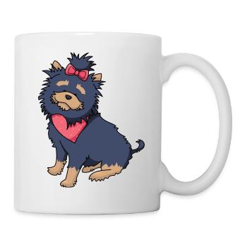 Cute Doggy - Tasse - Weiß - Rechts