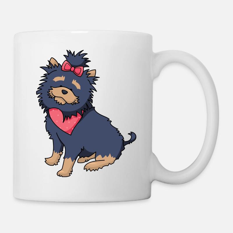 Chien mignon - Mug blanc - blanc