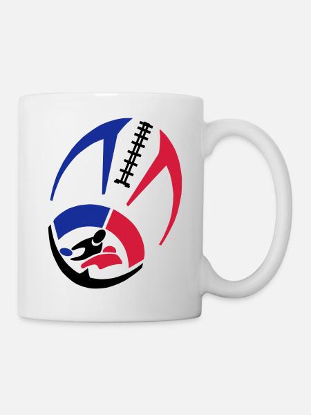 shirt ball - Mug - white