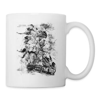 Amarican India Indianer - Tasse - Weiß - Rechts
