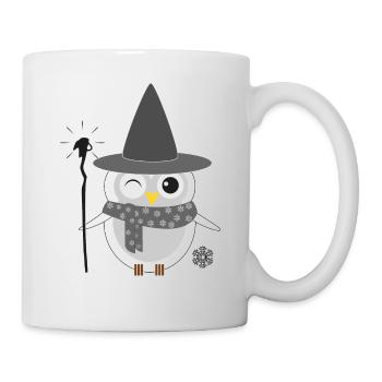Owl Witch Witch Halloween Magic Magic Eagle Owl - Mug - white - Right