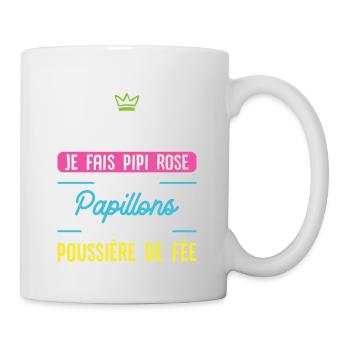 La reine des licornes - Mug blanc - blanc - Droite