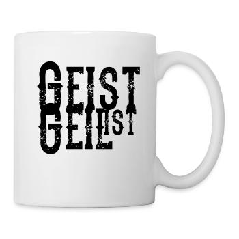 Geist ist Geil - Tasse - Weiß - Rechts