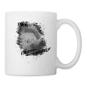 je suis cool - Mug blanc - blanc - Droite