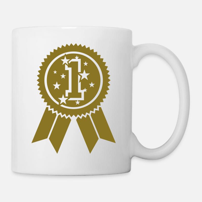 Gagnants Badge 02 - Mug blanc - blanc