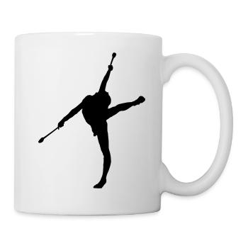 Rhythmische Gymnastik 1 - Tasse - Weiß - Rechts