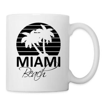 miami beach - Mug - white - Right