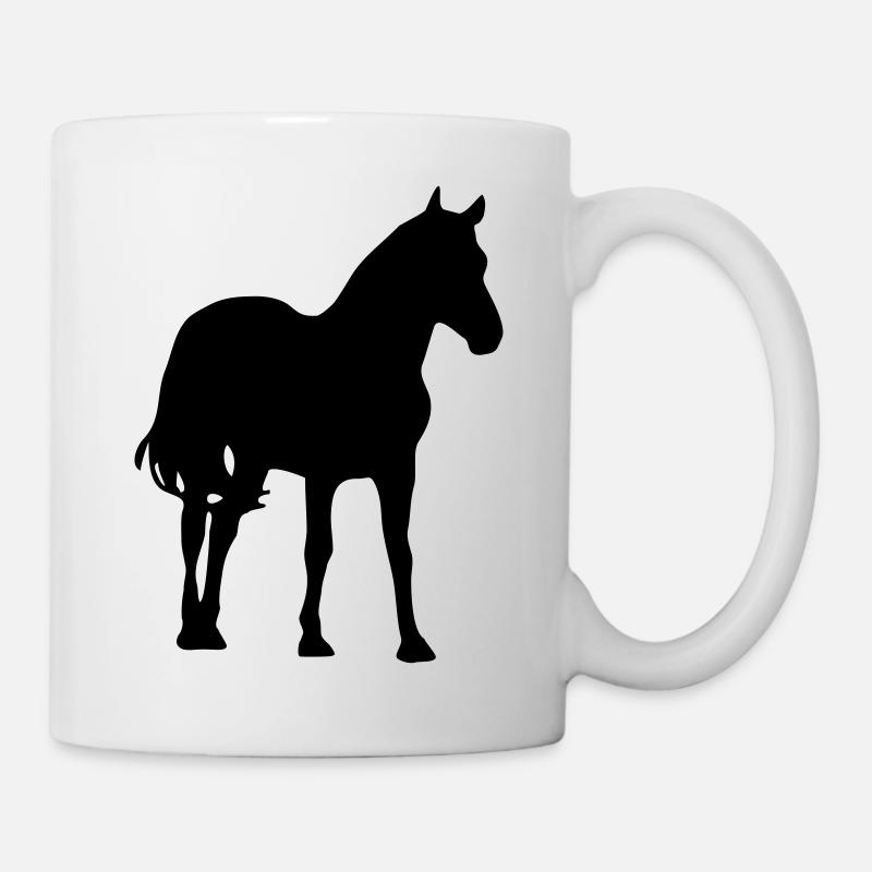 Pferd - Tasse - Weiß
