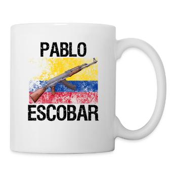 Pablo Escobar "Ak 47" - Tasse - Weiß - Rechts