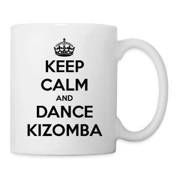 Keep calm and dance Kizomba - Tasse - Weiß - Rechts