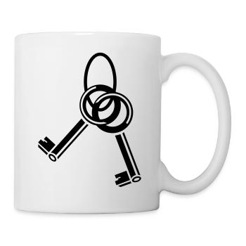 schluesselbund__f1 - Mug blanc - blanc - Droite
