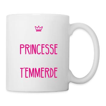 Je suis une princesse - Mug blanc - blanc - Droite