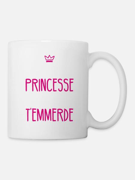 Je suis une princesse - Mug blanc - blanc
