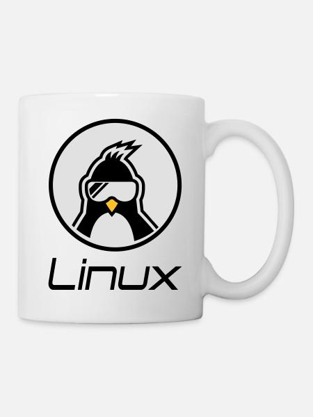 linux - Mug blanc - blanc