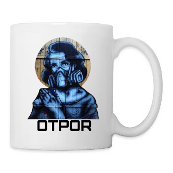 Otpor graffiti - Mug blanc - blanc - Droite
