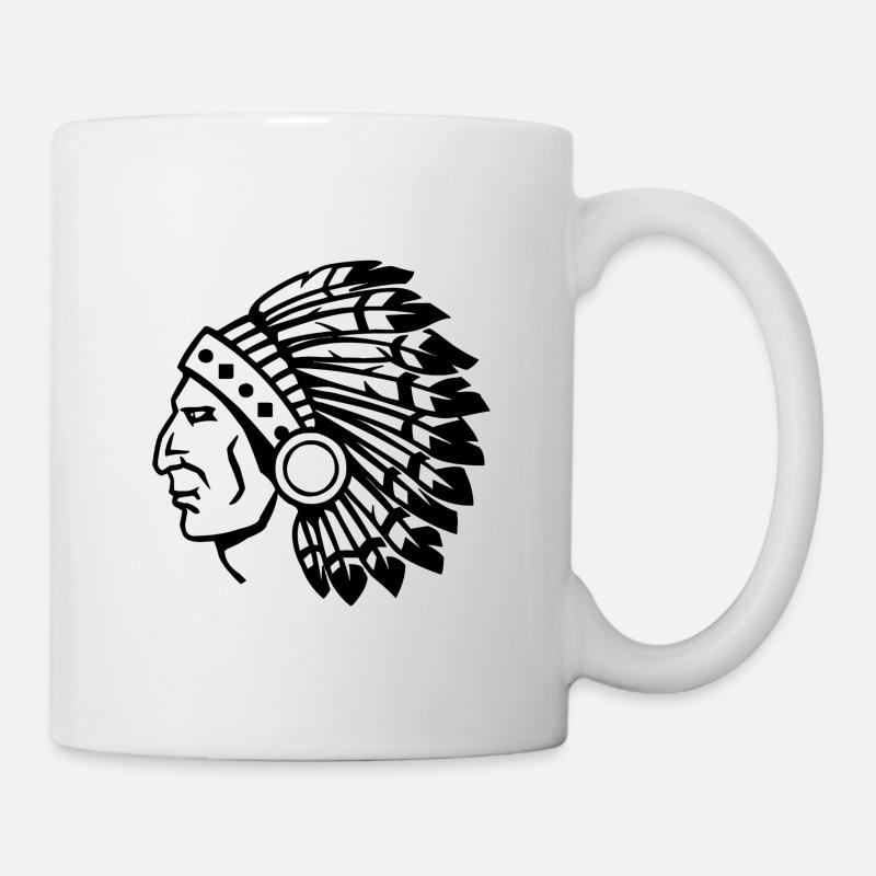 Indianer - Tasse - Weiß