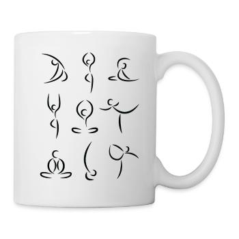 Position Yoga - Mug - white - Right