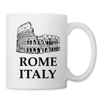 rome-italy - Tasse - Weiß - Rechts