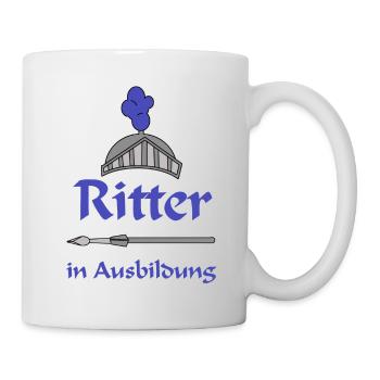 Ritter - Tasse - Weiß - Rechts