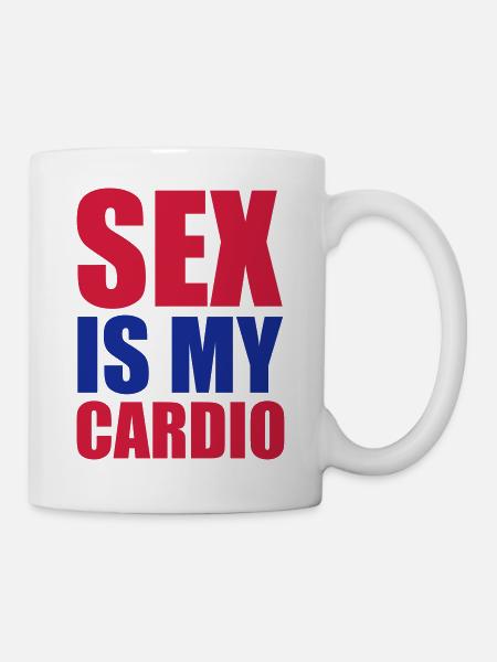 Cardio - Tasse - Weiß