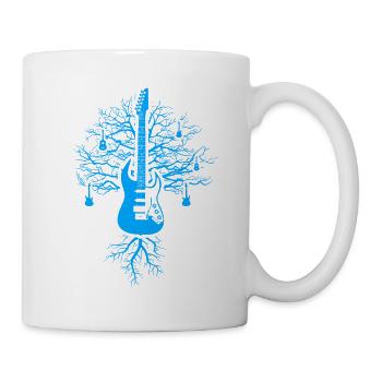 guitar - Gitarren - Shirt - Tasse - Weiß - Rechts