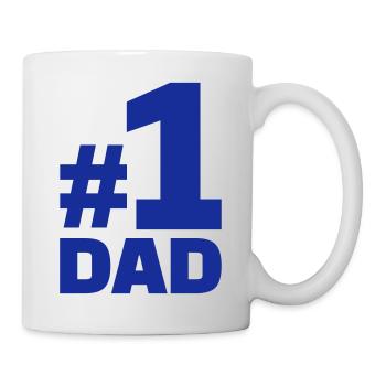 No. 1 Dad - Mug - white - Right