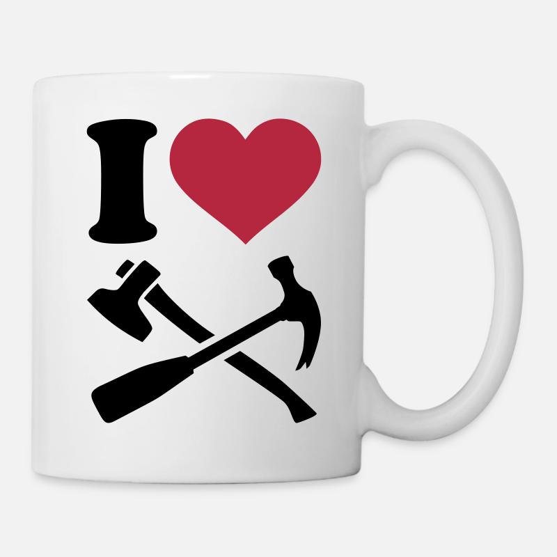 Werkzeug - Tasse - Weiß