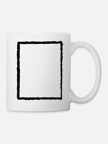 Kaputter Alter Rahmen - Tasse - Weiß