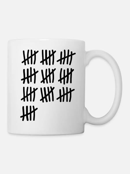 50 Geburtstag - Tasse - Weiß