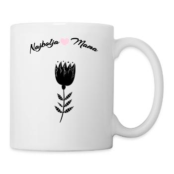 Najbolja mama - Tasse - Weiß - Rechts